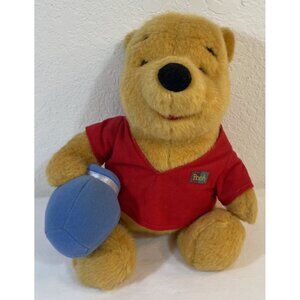 Disney Winnie the Pooh Plush 1994 Teddy Bear With Honey Pot Jar Stuffed Animal